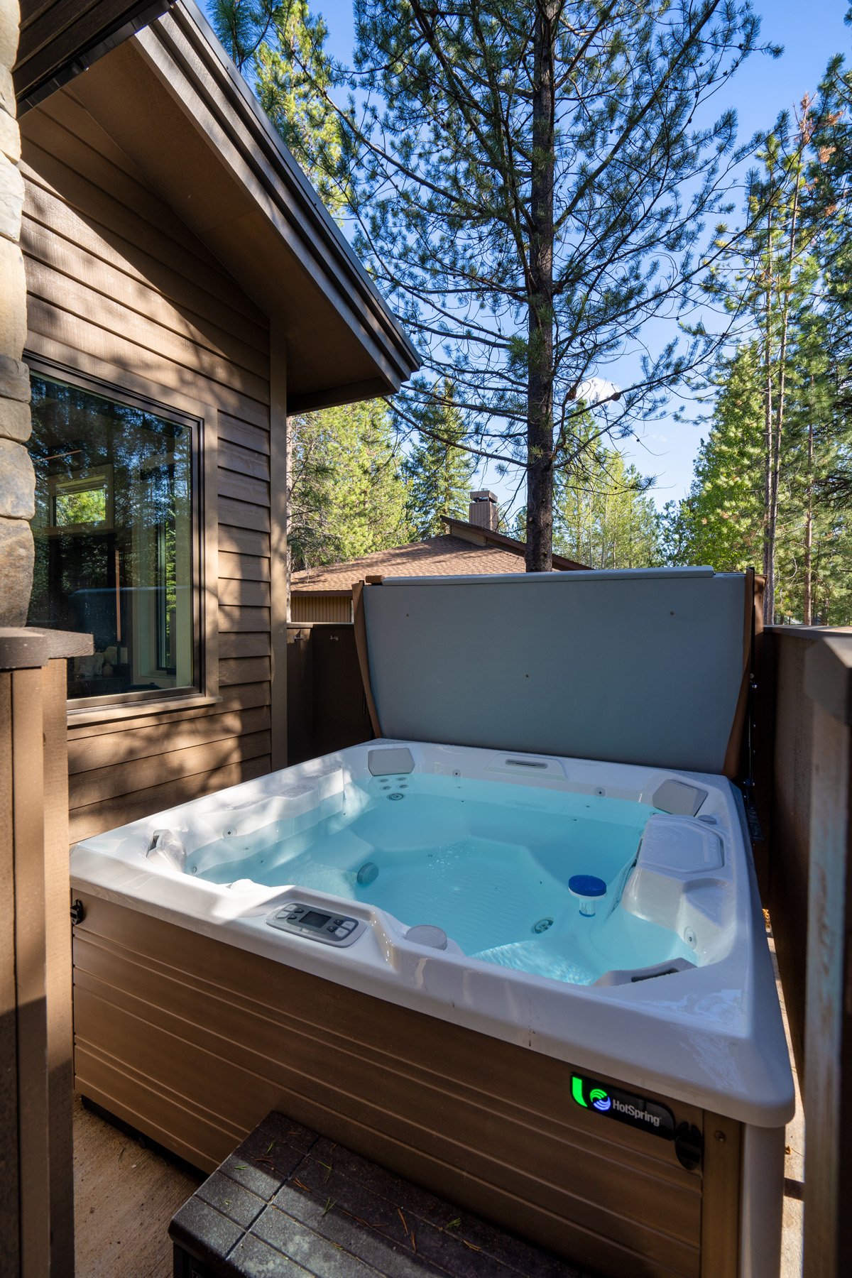 Hot tub entry
